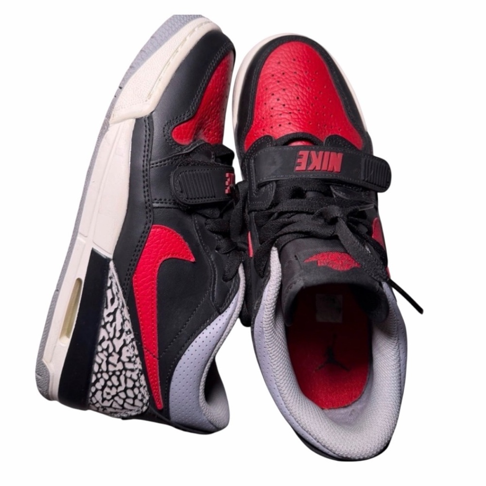 Nike Black and Red Sneakers
